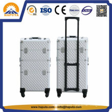 Professional Aluminum Frame ABS Material Cosmetic Trolley Case